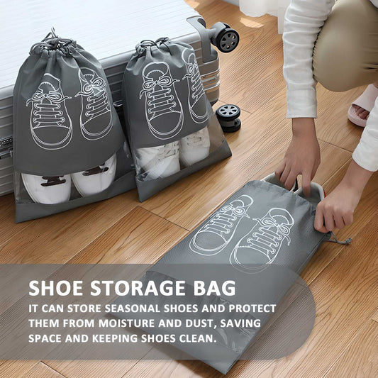 Shoe Bag - Transparent Window Portable Travel Dust-Proof