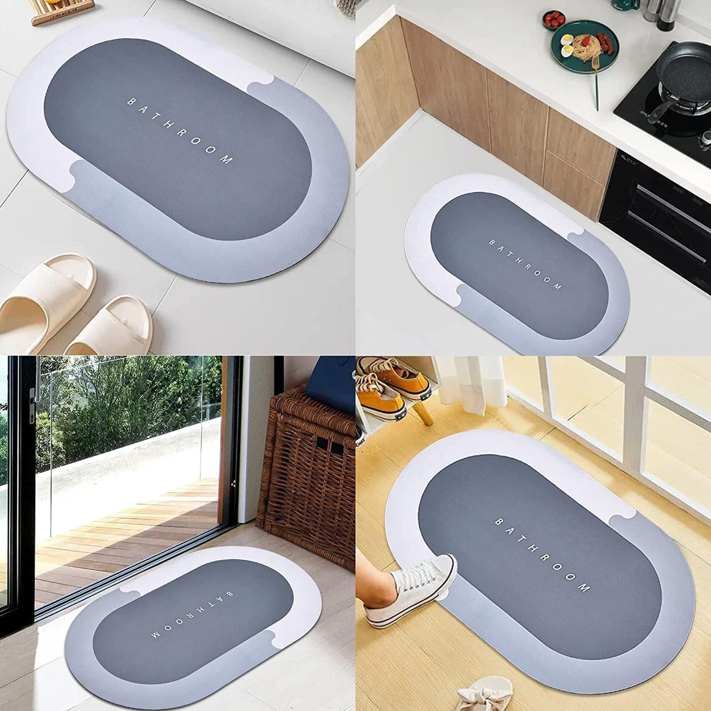 Super Absorbent Bath Floor Mat