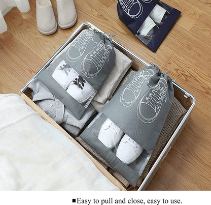 Shoe Bag - Transparent Window Portable Travel Dust-Proof